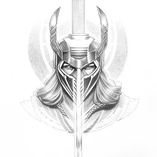 thor tattoo design idea