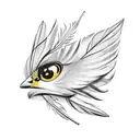 arrow feather tattoo design idea