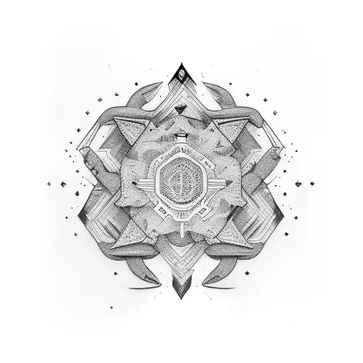 mind over matter tattoo design idea