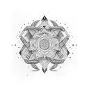 mind over matter tattoo design idea