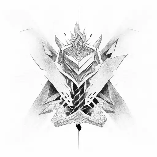 twisted fate tattoo design idea