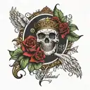 psalm 23 tattoo design idea