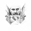 cinema paradiso movie tattoo design idea