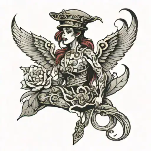 costume tattoo design idea