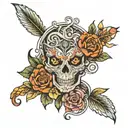 costume tattoo design idea