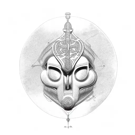 Asclepius tattoo design idea