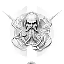 Asclepius tattoo design idea