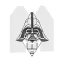 darth vader ship chasing anakin skywalker's ship tattoo design idea