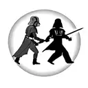 darth Vader chasing anakin skywalker tattoo design idea