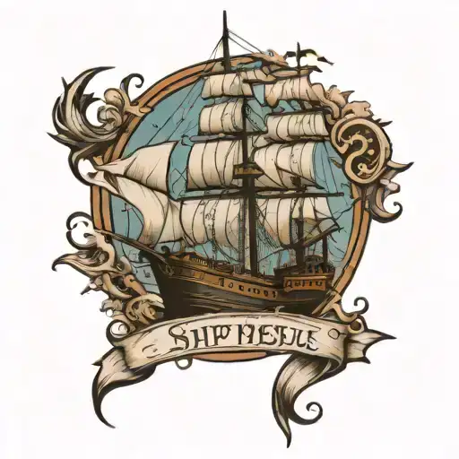 ship of Theseus  tattoo design idea