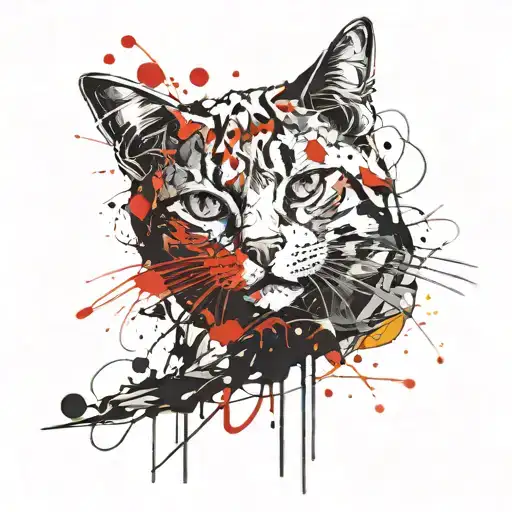 RedCrazyCat joy tattoo design idea