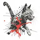 RedCrazyCat joy tattoo design idea