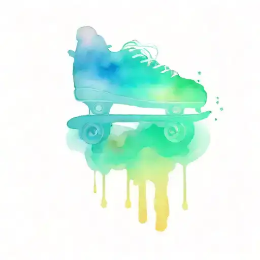 Skate tattoo design idea