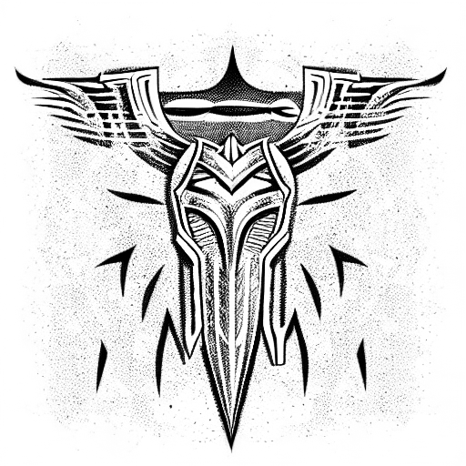 thor forces and resiliance tattoo design idea