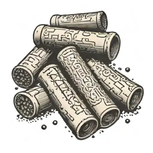 wine corks with Landon and Harper on them tattoo design idea