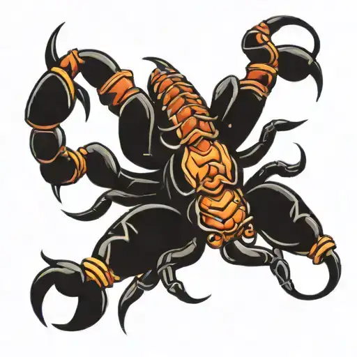 Joevan with a little intertwined scorpion tattoo design idea