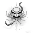 viuda negra araña tattoo design idea