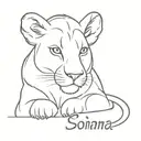 Sonam simba name tattoo tattoo design idea