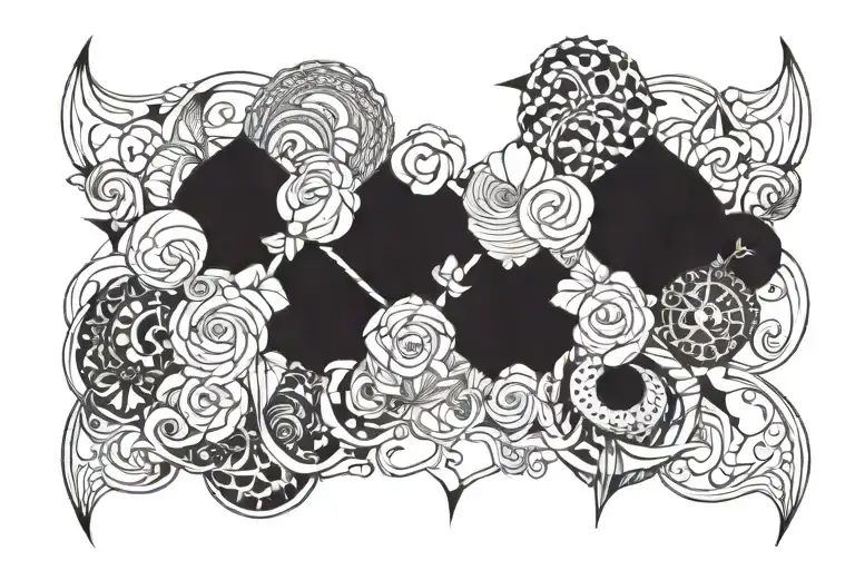 11Six tattoo design idea