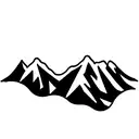 Busch light mountains tattoo design idea