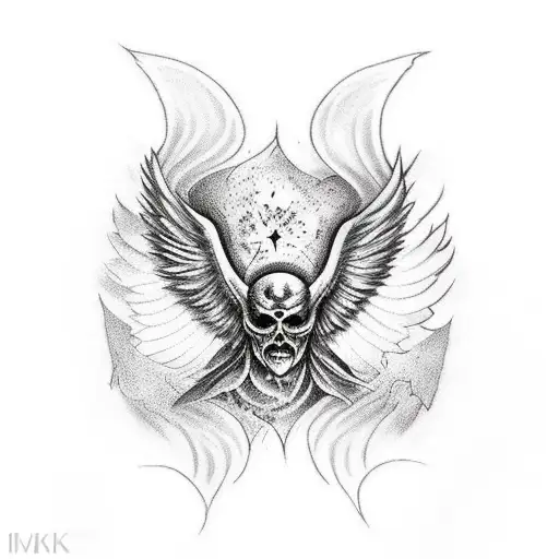Lucifer Fallen Angel Hand Tattoo tattoo design idea