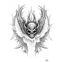 Lucifer Fallen Angel Hand Tattoo tattoo design idea