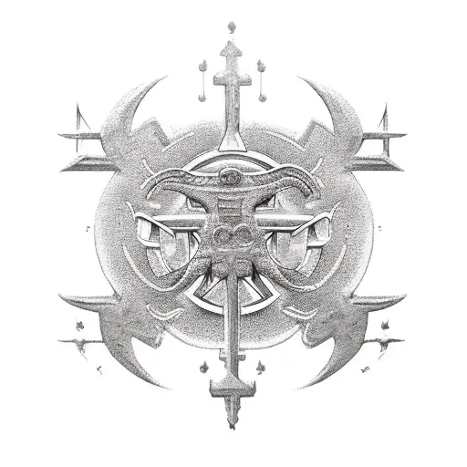 Ankh Symbol tattoo design idea
