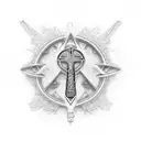 Ankh Symbol tattoo design idea