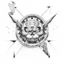 one-piece  tattoo design idea