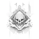 Existencial crisis tattoo design idea