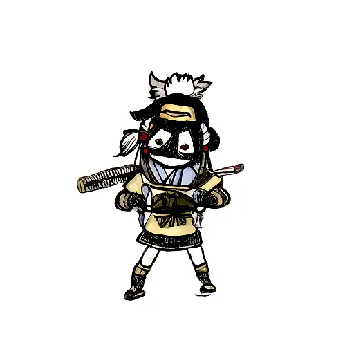 a samurai tattoo design idea