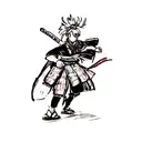 a samurai tattoo design idea