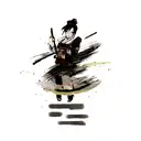 a samurai tattoo design idea