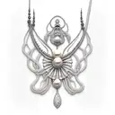 pearl necklace  tattoo design idea
