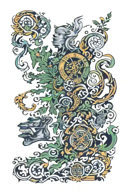37% England and northwest Europe 25% Ireland 20% Scotland 11% Germanic Europe  7% Sweden and Denmark  tattoo design idea