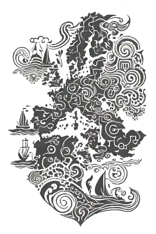 37% England and northwest Europe 25% Ireland 20% Scotland 11% Germanic Europe  7% Sweden and Denmark  tattoo design idea