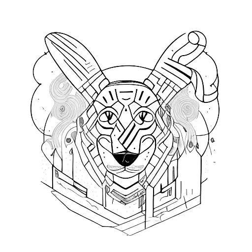 content tattoo design idea