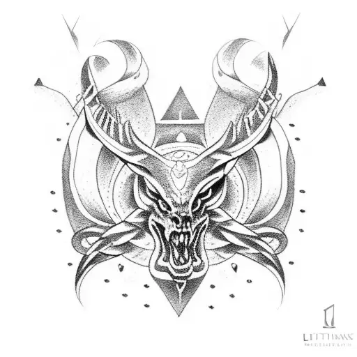 Lithuanian baltic pagan tattoo design idea