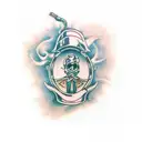 Tobacco Pipe tattoo design idea