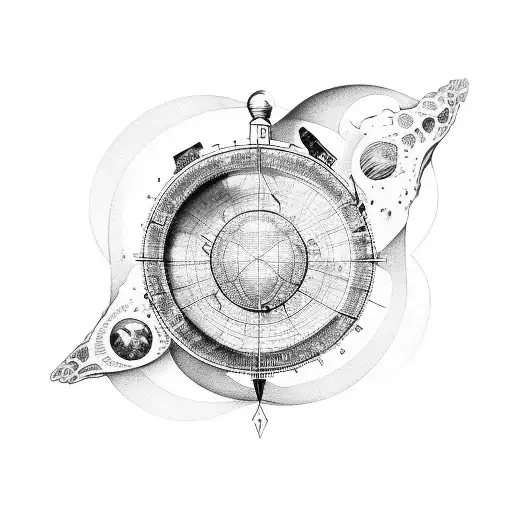 Christian geography  tattoo design idea