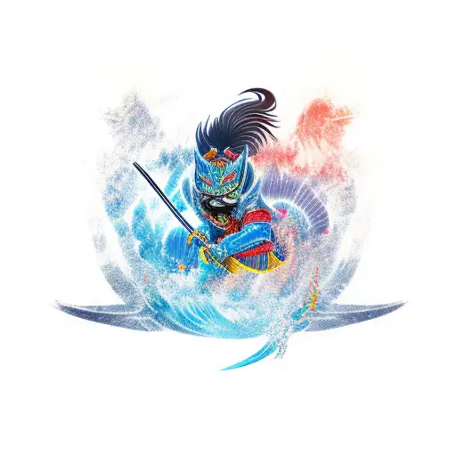 katana rengoku  tattoo design idea