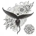 impermanence inspired tattoo design idea