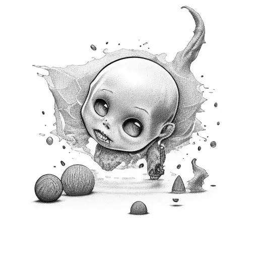 inner child healing tattoo design idea