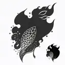 three claw marks tattoo design idea