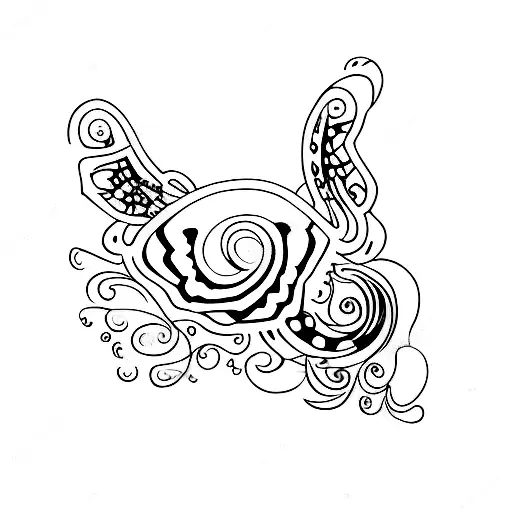 Butterfly semicolon  tattoo design idea