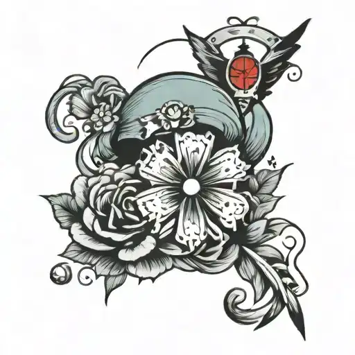 nurse wife mom tattoo design idea