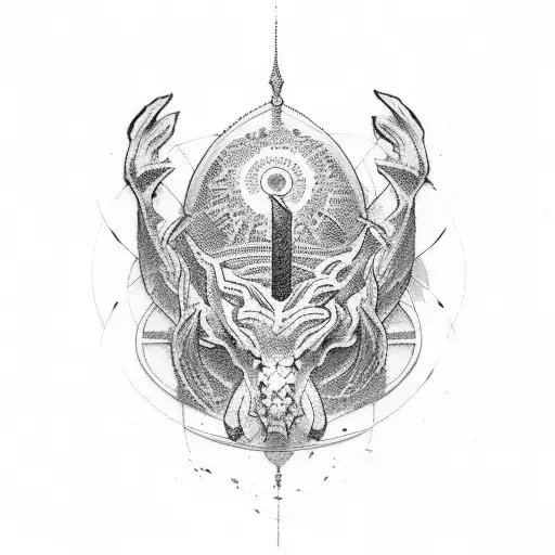 biblical tattoo design idea