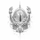 biblical tattoo design idea