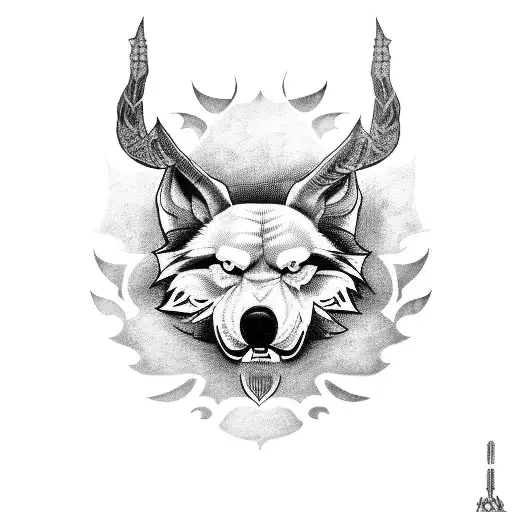 lobo tattoo design idea