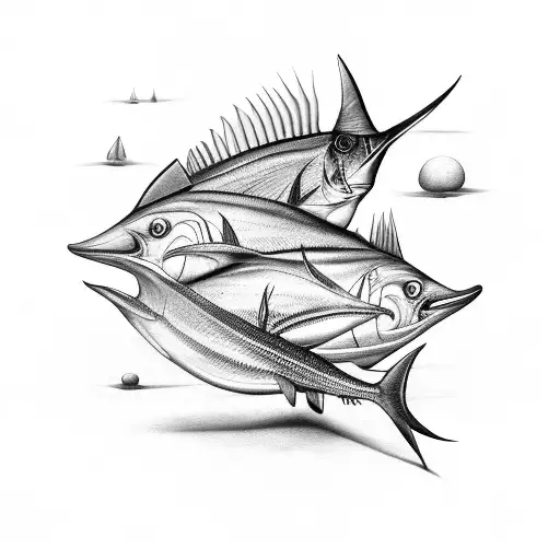 Marlin SVG Cut Out / Marlin Design / Fish Vector / Swordfish Vector / Laser  File / Sublimation Print / SVG Stencil / Tattoo - Etsy